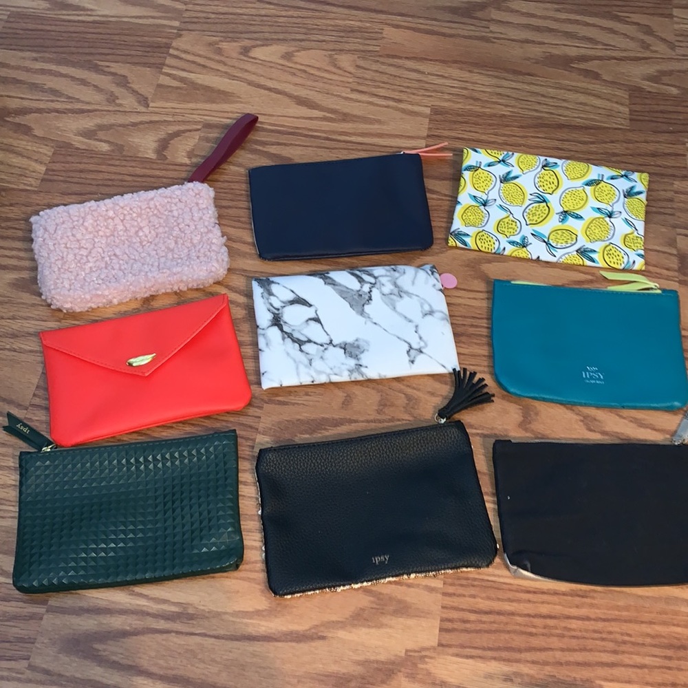 9 Ipsy Cosmetic Bags - Picture 2 of 2
